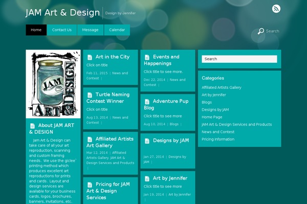 Metro theme site design template sample