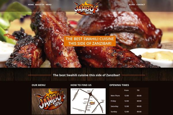 Verona theme site design template sample