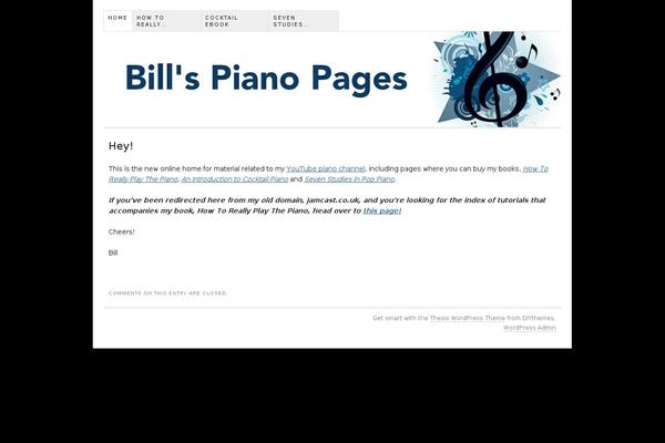 Thesis 1.5.1 theme site design template sample