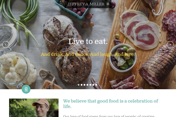 Jam theme site design template sample