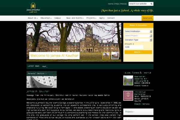 jamea.co.uk site used Jamea