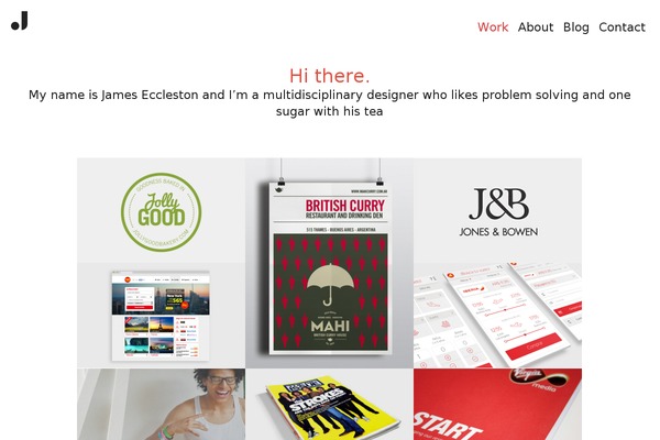 james-eccleston.com site used Blog-decode