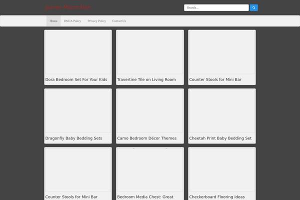 Blossom Magazine theme site design template sample