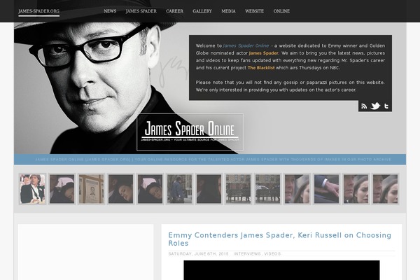 james-spader.org site used Ohmymorningbasetheme