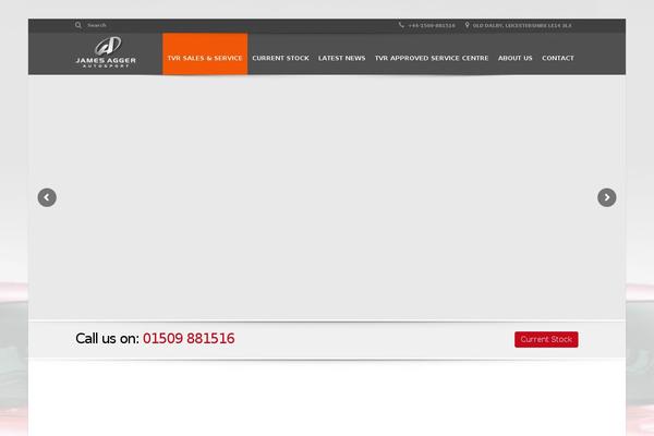 Automotive Child theme site design template sample