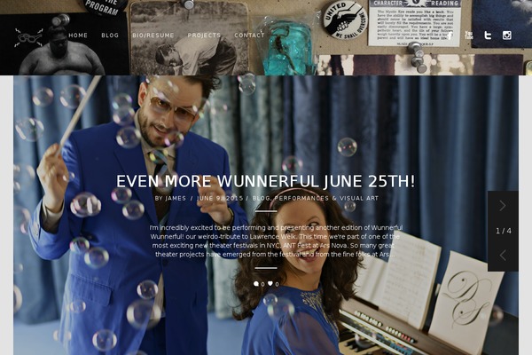 jamesbewley.com site used Arwyn