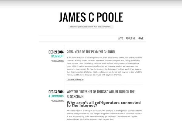 Chunk theme site design template sample