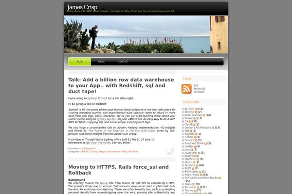 Freshy theme site design template sample