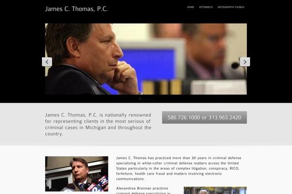 inFocus theme site design template sample