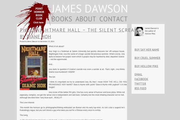 jamesdawsonbooks.com site used News-vibrant-lite