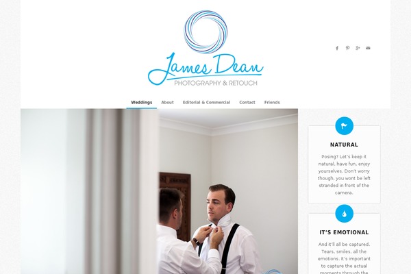 Enfold theme site design template sample