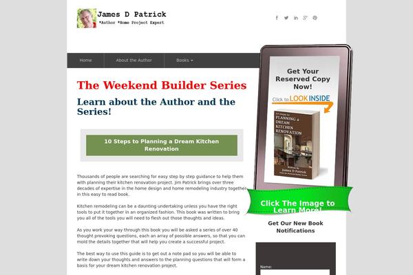 jamesdpatrick.com site used Enjoyblog-pro