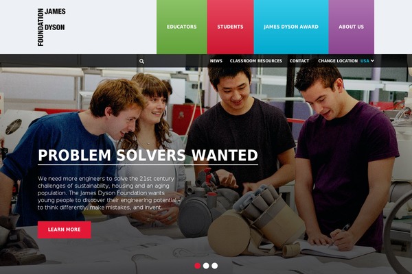 jamesdysonfoundation theme websites examples