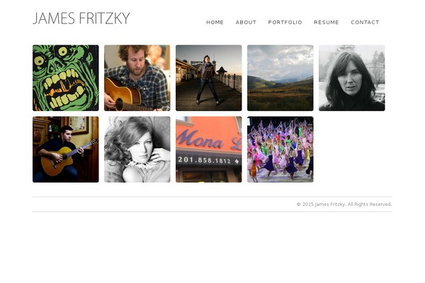 jamesfritzky.com site used Jpf