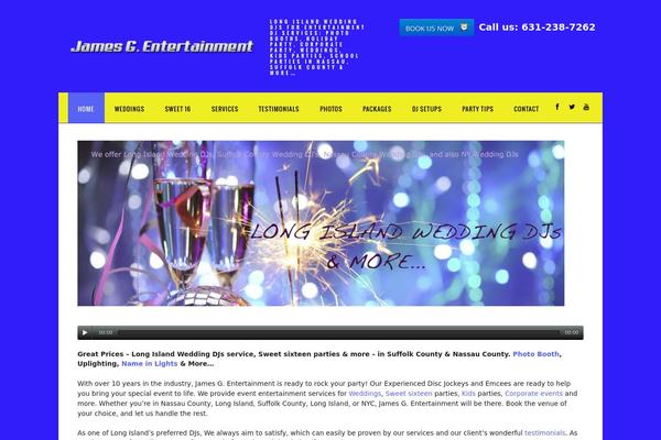IronBand theme site design template sample