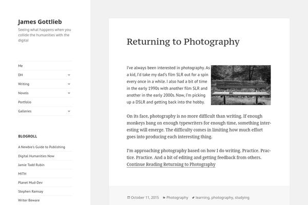 Site using Aesop Story Engine plugin