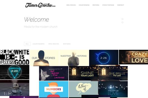 GridStack theme site design template sample