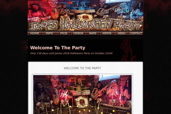 Zombie Apocalypse theme site design template sample