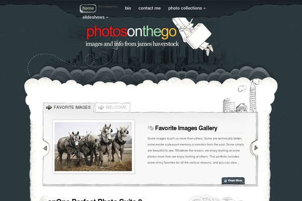 OnTheGo theme site design template sample