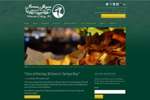 Slate theme site design template sample