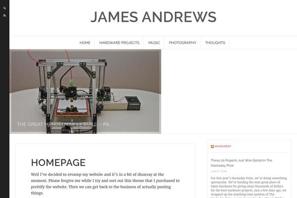 jamesmandrews.com site used Netmag