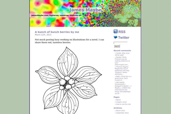 jamesmaybe.com site used Jm