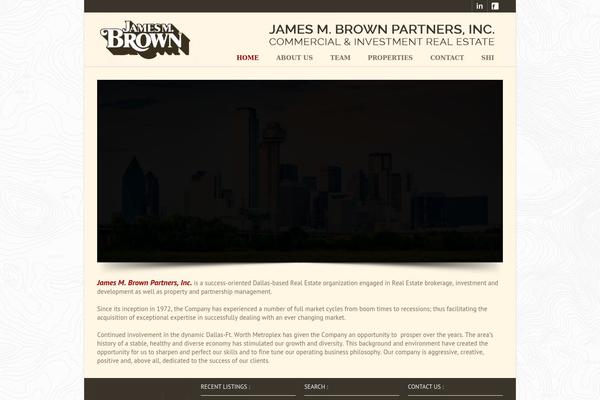 BUILDER theme site design template sample