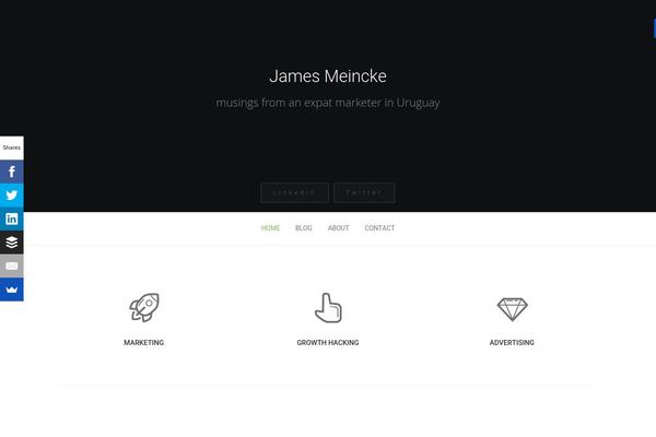 Invert Lite theme site design template sample
