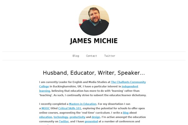 Graphy theme site design template sample