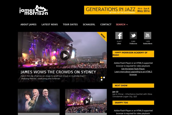 Gonzo theme site design template sample