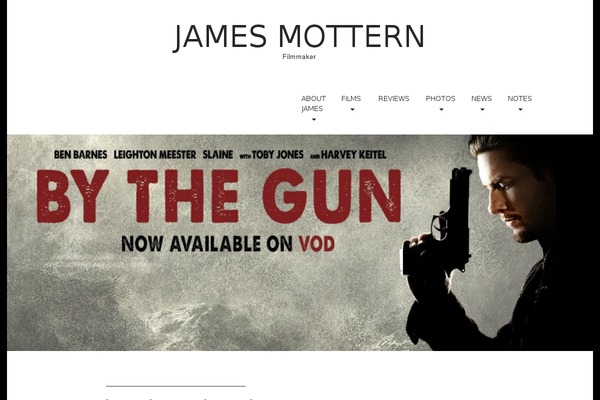 Matheson theme site design template sample
