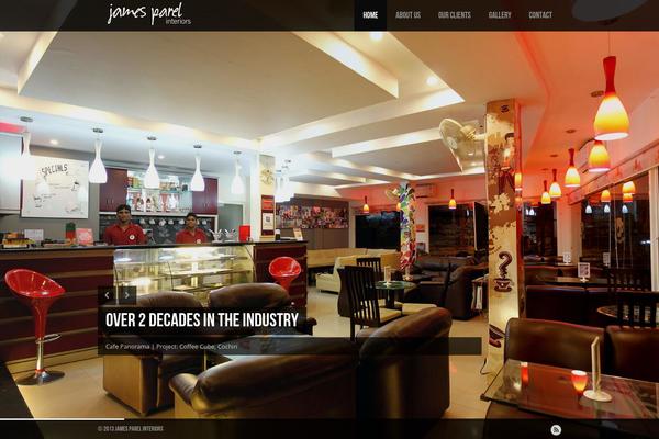 Lensa theme site design template sample