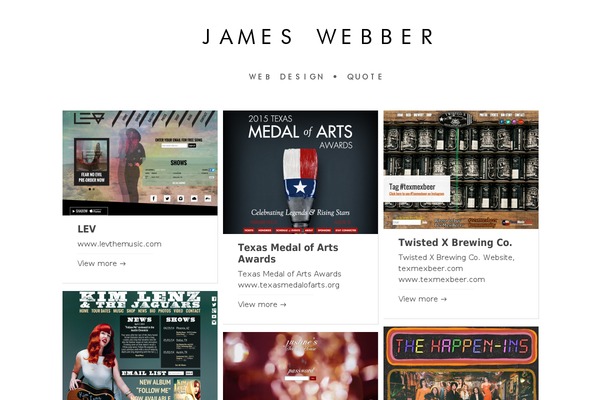 Gridly theme site design template sample