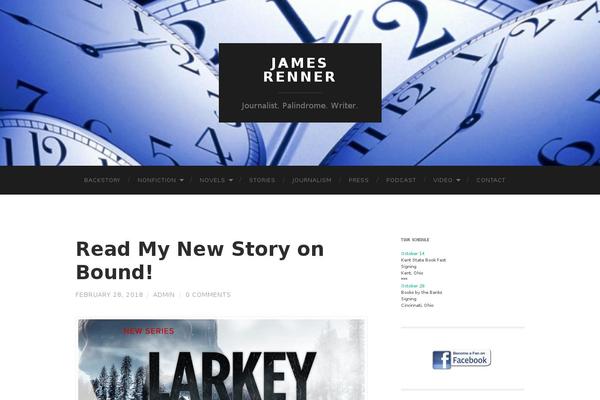 Hemingway theme site design template sample