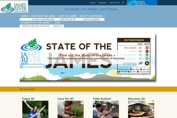 jamesriverassociation.org site used Divi-webbones