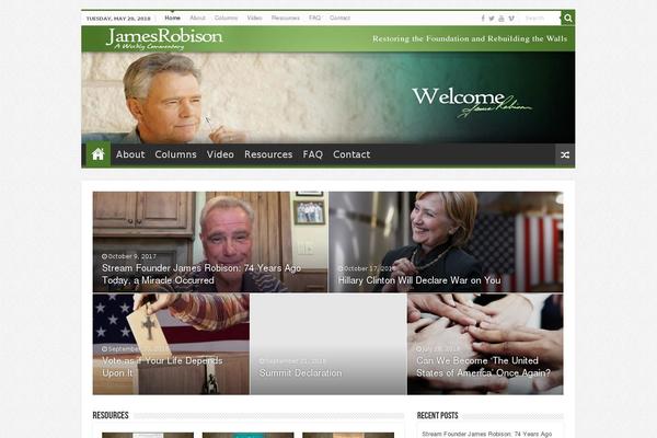 Sahifa theme site design template sample