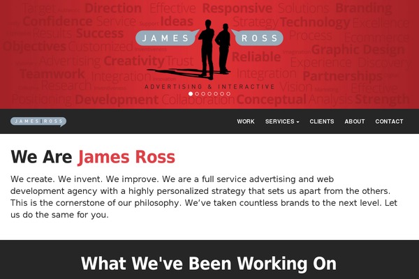 Roots theme site design template sample