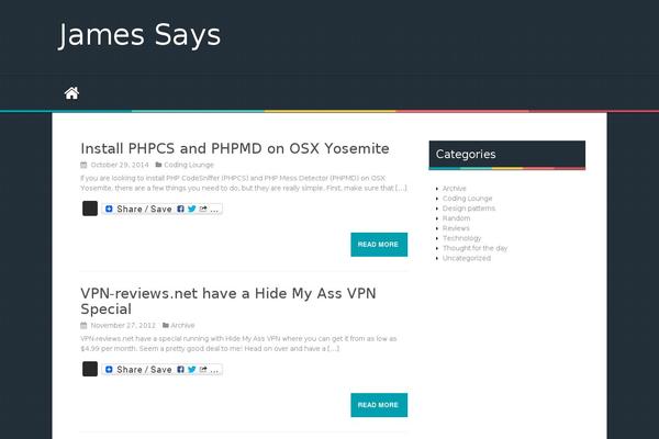 Site using Syntax Highlighter and Code Colorizer for WordPress plugin