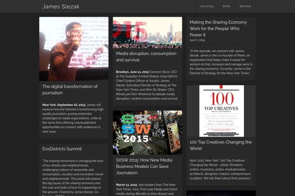 Visual theme site design template sample
