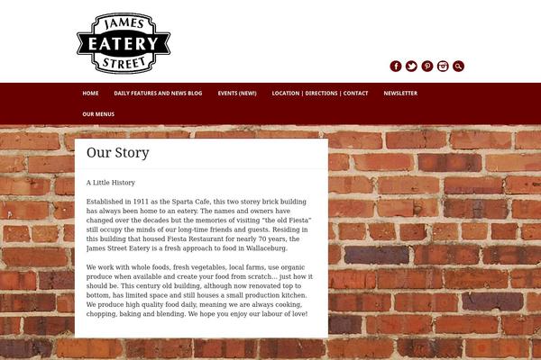 Restaurateur theme site design template sample