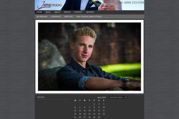 Landscape theme site design template sample