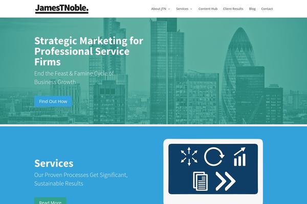 jamestnoble.com site used Craft-wp