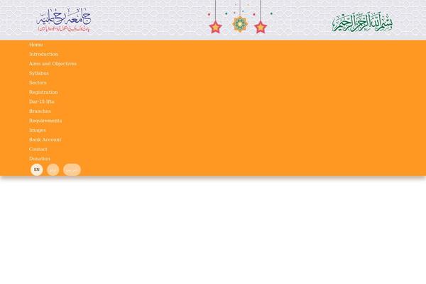 Taqwa theme site design template sample