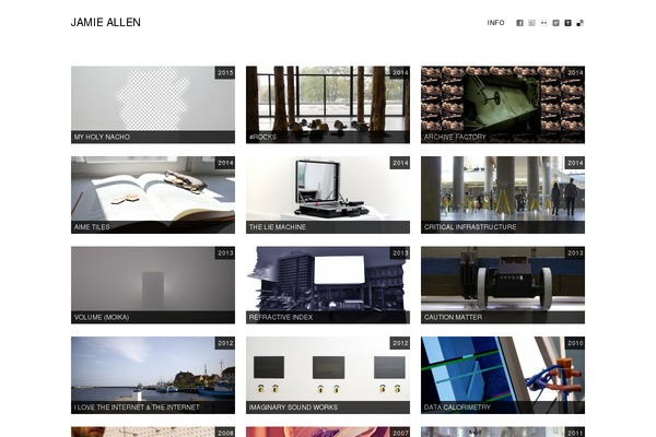 Jamie theme site design template sample