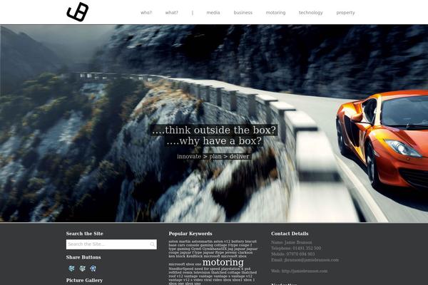 Quickstep theme site design template sample