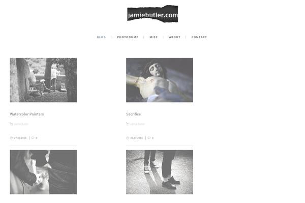 Hazel theme site design template sample