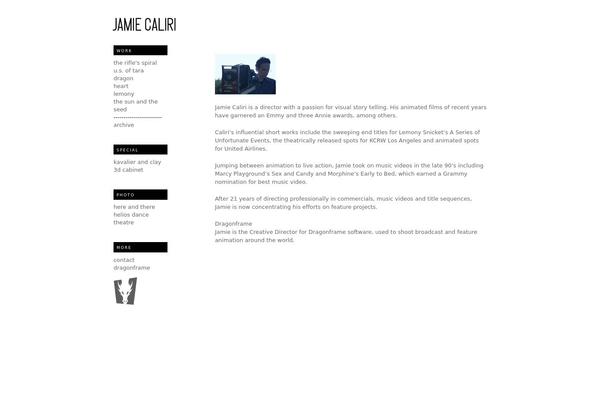 Thesis 1.7 theme site design template sample