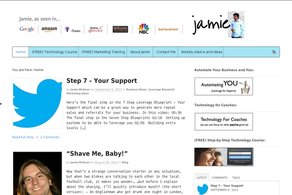 jamiemckean.com site used Jamiemckean