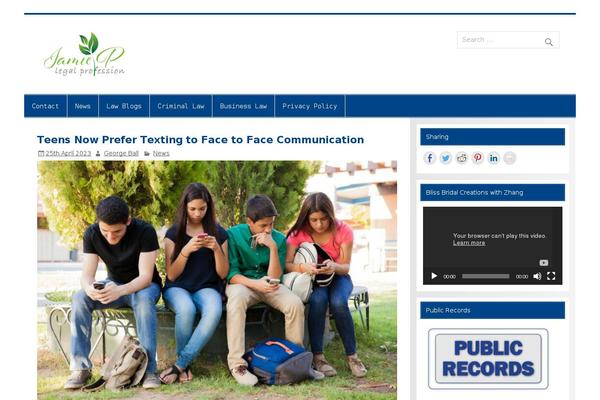 Smartline Lite theme site design template sample