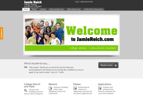 PureVISION theme site design template sample